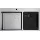 Кухонная мойка Omoikiri Akisame 86-2 Side-IN нержавеющая сталь  
