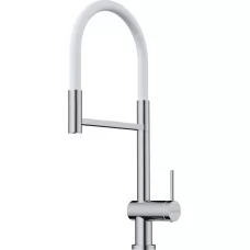 Смеситель для кухни под фильтр Omoikiri Kanto-2 Plus-SB C-WH хром/белый