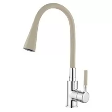 Смеситель для кухни Ledeme L4199-16 бежевый/хром