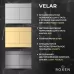 Кнопка смыва Roxen Velar 420300S сатин