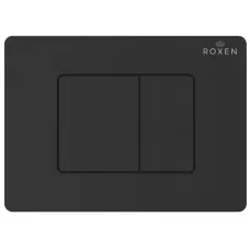 Кнопка смыва Roxen Steel 420280BM черная
