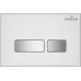 Унитаз с инсталляцией Roxen StounFix Dual Fresh 868446 с Roxen Antares Tornado Long 530205-01-L и клавишей Glass 430280W белый/хром