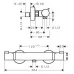 Смеситель для душа Hansgrohe Ecostat Comfort 13116000 хром