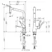 Смеситель для кухни Hansgrohe Metris M71 14780000 хром