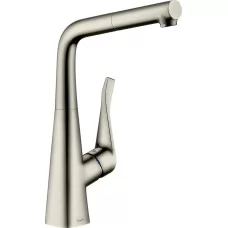 Смеситель для кухни Hansgrohe Metris 14821800 нержавеющая сталь