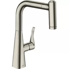 Смеситель для кухни Hansgrohe Metris 14834800 нержавеющая сталь