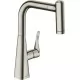 Смеситель для кухни Hansgrohe Metris 14834800 нержавеющая сталь