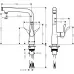 Смеситель для кухни Hansgrohe Metris 14847000 хром