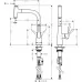 Смеситель для кухни Hansgrohe Metris Select 14857000 хром
