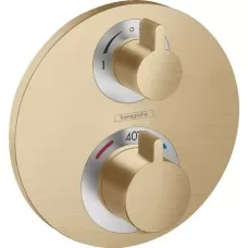 Смеситель для душа Hansgrohe Ecostat S 15758140 бронза матовый