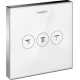 Переключатель потоков Hansgrohe ShowerSelect Glass 15736400 белый/хром