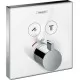 Смеситель для душа Hansgrohe ShowerSelect Glass 15738400 белый/хром