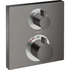 Смеситель для ванны Hansgrohe Ecostat Square 15714340 графит