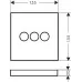 Переключатель потоков Hansgrohe ShowerSelect 15764000 хром