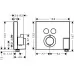 Смеситель для душа Hansgrohe Ecostat Select 15765000 хром 