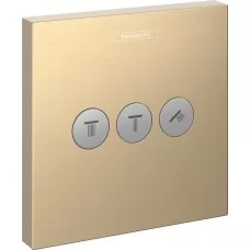 Переключатель потоков Hansgrohe ShowerSelect 15764140 бронза