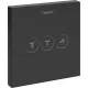 Переключатель потоков Hansgrohe ShowerSelect 15764670 черный матовый