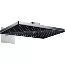 Верхний душ на кронштейне Hansgrohe Rainmaker Select 460 24007600 черный/хром