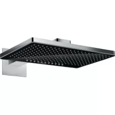 Верхний душ на кронштейне Hansgrohe Rainmaker Select 460 2jet 24005600 черный/хром
