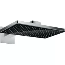 Верхний душ на кронштейне Hansgrohe Rainmaker Select 24003600 черный/хром