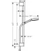 Душевой гарнитур Hansgrohe Pulsify 105 Rel U'S 650 24160700 белый матовый