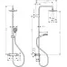 Душевая система Hansgrohe Vernis Blend ShPipe 200 1jet ESm 26089670 черный матовый