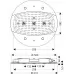 Верхний душ Hansgrohe Rainmaker 600 мм 26117000 хром