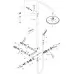 Душевая система Hansgrohe Vernis Blend ShPipe 200 1jet ESm 26089670 черный матовый