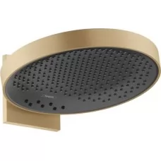Верхний душ на кронштейне Hansgrohe Rainfinity 360 3jet 26234140 шлифованная бронза