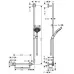 Душевой набор Hansgrohe Raindance Select S 120/U'Comfort 110 26326000 хром