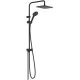 Душевая система Hansgrohe Vernis Shape Showerpipe 230 1jet Reno EcoSmart 26289670 черный матовый