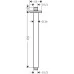Кронштейн для верхнего душа Hansgrohe Vernis Shape 30 см 26407000 хром 