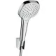 Душевой гарнитур Hansgrohe Croma Select E Vario/Porter Set 26413400 белый/хром