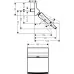 Боковой душ Hansgrohe Raindance 150 1jet Rainfall 26442000 хром