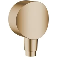 Подключение для душевого шланга Hansgrohe Fixfit 26453140 матовая бронза 