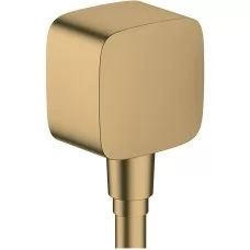 Подключение для душевого шланга Hansgrohe Fixfit 26457140 бронза матовый