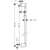 Душевая штанга Hansgrohe Unica 90 см 26505000 хром