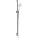 Душевой набор Hansgrohe Crometta 1jet Unica 90 см EcoSmart 26539400 белый/хром 