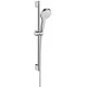 Душевой набор Hansgrohe Croma Select S 1Jet EcoSmart 9 л/мин 65 см 26565400 белый/хром