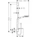 Душевой набор Hansgrohe Raindance Select E 120 3jet EcoSmart 26623400 белый/хром