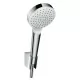 Душевой набор Hansgrohe Crometta 1jet Porter 1,25 м 26690400 белый/хром