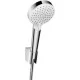 Душевой набор Hansgrohe Crometta Vario 160 см EcoSmart 26694400 белый/хром