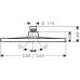 Верхний душ Hansgrohe Crometta E 240 1jet LowPressure 26722000 хром