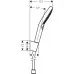 Душевой гарнитур Hansgrohe Raindance Select S 3jet 160 см 26721000 хром