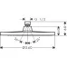 Верхний душ Hansgrohe Crometta S 240 1jet LowPressure 26725000 хром
