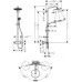 Душевая система Hansgrohe Croma Select S Showerpipe 280 1jet EcoSmart 26794000 хром