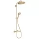Душевая система Hansgrohe Croma Select S Showerpipe 280 1jet EcoSmart 26891140 бронза брашированная