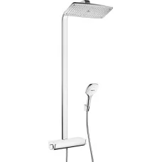 Душевая панель Hansgrohe Raindance Select E 360 Showerpipe 27112400 белый/хром