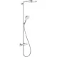 Душевая система Hansgrohe Raindance Select S S300 2jet Showerpipe 27133400 белый/хром