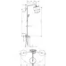Душевая система Hansgrohe Croma 220 Showerpipe 27222000 хром 